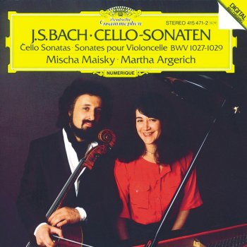 Johann Sebastian Bach, Mischa Maisky & Martha Argerich Sonata For Viola Da Gamba And Harpsichord No.1 In G, BWV 1027: 1. Adagio