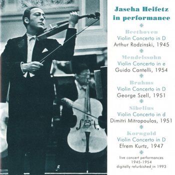 Johannes Brahms, Jascha Heifetz, Philharmonic Symphony Orchestra & George Szell Violin Concerto in D Major, Op. 77: II. Adagio
