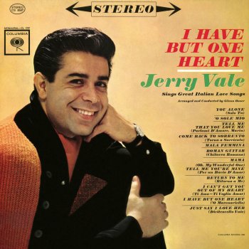 Jerry Vale (Oh, My Wonderful One) Tell Me You're Mine
