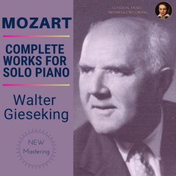Walter Gieseking Adagio in B minor, K. 540