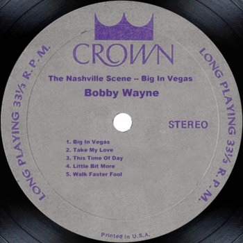 Bobby Wayne Lovely Girl -- Lonely World