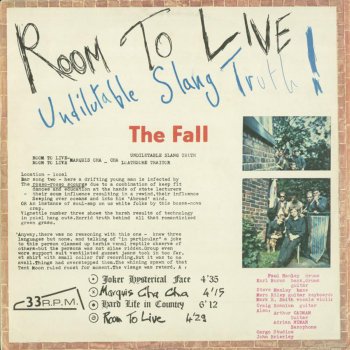 The Fall Room to Live Live) [Bonus Track]