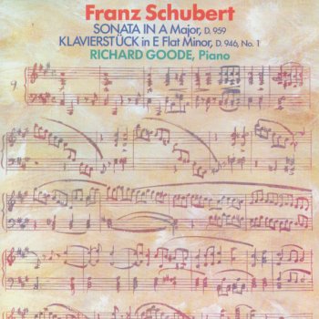 Richard Goode Klavierstuck in E Flat Minor, D. 946, No. 1