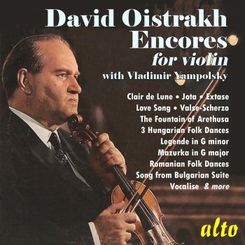 David Oistrakh feat. Vladimir Yampolsky Légende in G Minor, Op. 17