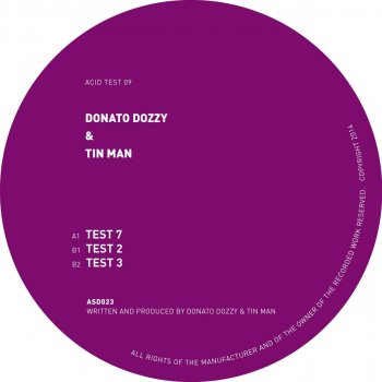 Donato Dozzy feat. Tin Man Test 3