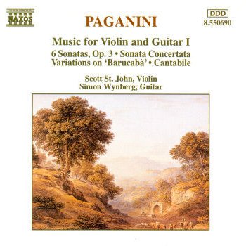 Niccolò Paganini feat. Anonymous, Scott St. John & Simon Wynberg Cantabile in D Major, Op. 17, MS 109 (Arr. For violin and guitar)
