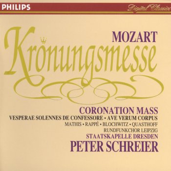 Wolfgang Amadeus Mozart, Rundfunkchor Leipzig, Staatskapelle Dresden & Peter Schreier Ave verum corpus, K.618