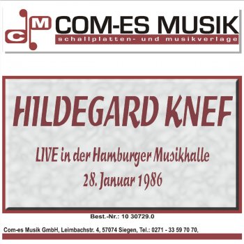 Hildegard Knef Amsterdam (Live)