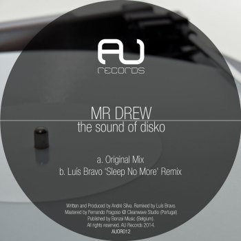 Mr Drew The Sound of Disko (Luis Bravo 'Sleep No More' Remix)