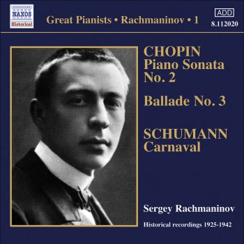 Sergei Rachmaninoff Carnaval, Op. 9: No. 8. Replique