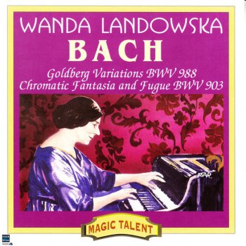 Wanda Landowska Goldberg Variations BWV 988 - Aria da capo