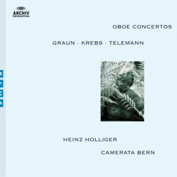 Johann Gottlieb Graun, Heinz Holliger, Camerata Bern, Alexander van Wijnkoop & Christiane Jaccottet Concerto in G minor for Oboe, Strings and Continuo: 1. Allegro