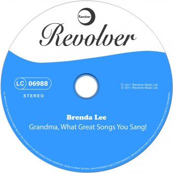 Brenda Lee Rock-A-Bye Your Baby With a Dixie Melody