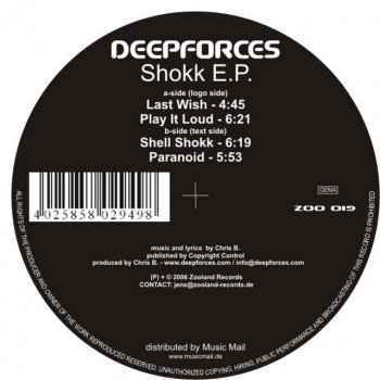 Deepforces Shell Shokk - Radio Edit