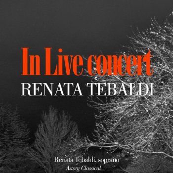 Renata Tebaldi Mozart : Les noces de Figaro, Porgi Amor