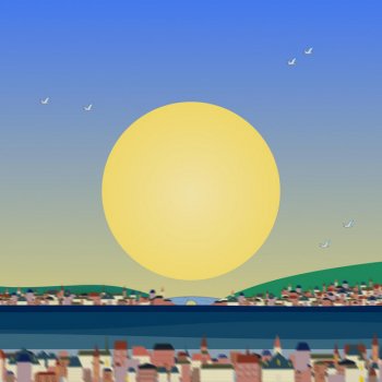 Bram A Town with an Ocean View (Ghibli Lofi)