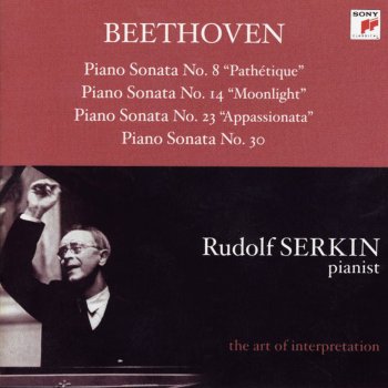 Rudolf Serkin Sonata No. 8 in C minor fro Piano, Op. 13 "Pathétque": I. Grave - Allegro di molto et con brio