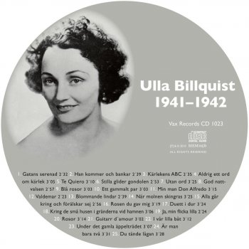 Ulla Billquist Blå Rosor
