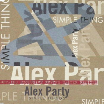 Alex Party feat. Rhythm Masters Simple Things - Rhythm Masters Deep Disco Mix