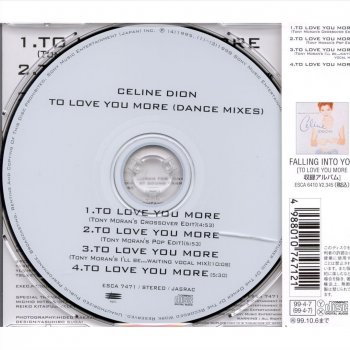 Céline Dion To Love You More (Tony Moran's Pop edit)