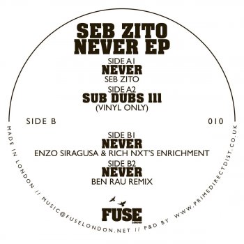 Seb Zito Never (Enzo Siragusa & Rich NxT's Enrichment)