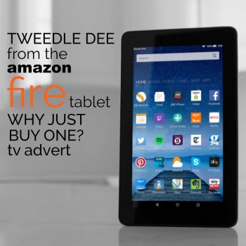 Georgia Gibbs Tweedle Dee (From the "Amazon Fire Tablet -Why Buy Just One?" TV Advert)