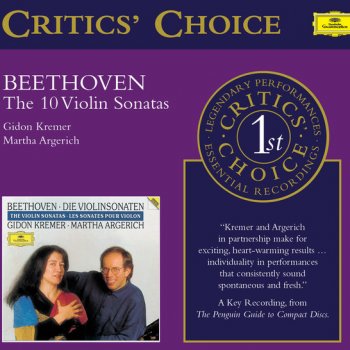 Ludwig van Beethoven, Gidon Kremer & Martha Argerich Sonata For Violin And Piano No.9 In A, Op.47 - "Kreutzer": 1. Adagio sostenuto - Presto