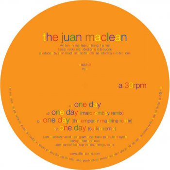 The Juan MacLean One Day (Marc Romboy Remix)