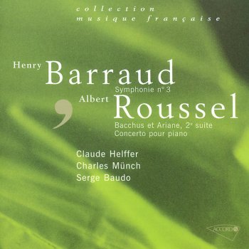 Henry Barraud, Orchestre National de la RTF & Charles Münch Symphonie n 3: Pesante e marcato