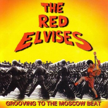 Red Elvises Boogie on the Beach