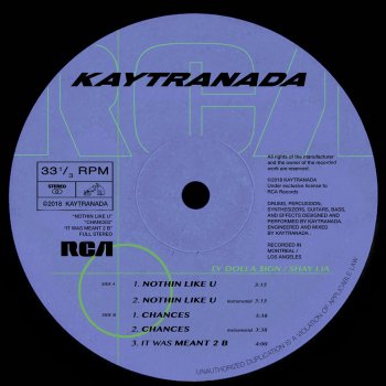 Kaytranada feat. Shay Lia CHANCES