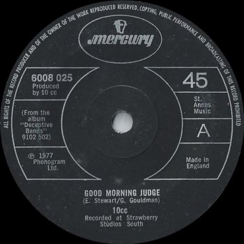 10cc Good Morning Judge