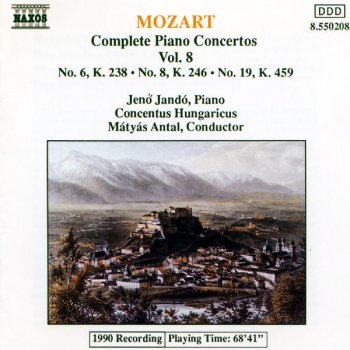 Wolfgang Amadeus Mozart, Jenő Jandó, Concentus Hungaricus & Matyas Antal Piano Concerto No. 8 in C Major, K. 246 "Lützow": III. Rondeau: Tempo di Menuetto