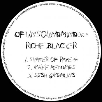 Richie Blacker Summer Of Rave 89