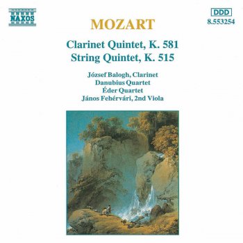 Wolfgang Amadeus Mozart, József Balogh & Danubius Quartet Clarinet Quintet in A Major, K. 581: II. Larghetto