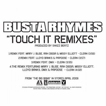 Busta Rhymes feat. DMX Touch It - Remix 3 (Edited)