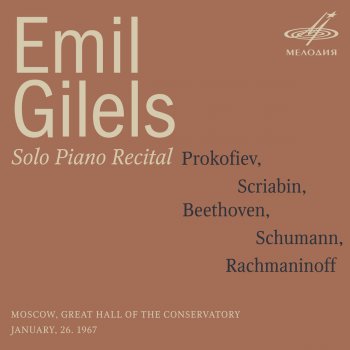 Emil Gilels Presto, H/K WoO 5,2, Op. posth. 22bis (Live)