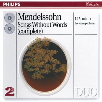 Felix Mendelssohn feat. Ilse von Alpenheim Lieder ohne Worte, Op.30: No. 1. Andante espressivo in E flat
