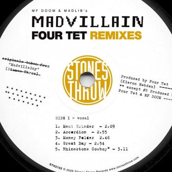 Madvillain Money Folder (Four Tet Remix)