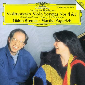 Ludwig van Beethoven, Gidon Kremer & Martha Argerich Sonata For Violin And Piano No.4 In A Minor, Op.23: 1. Presto