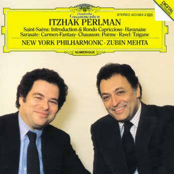 Maurice Ravel, Itzhak Perlman, Myor Rosen, New York Philharmonic & Zubin Mehta Tzigane