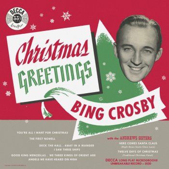 Bing Crosby Christmas Carols: Deck the Halls / Away In a Manager / I Saw Three Ships