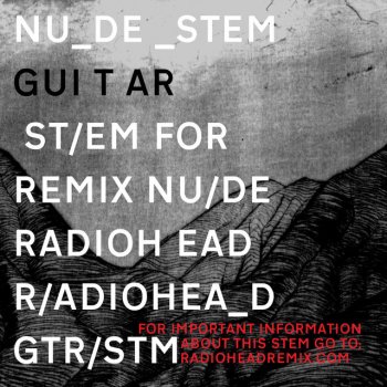 Radiohead Nude - Guitar Stem