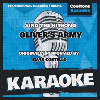 Cooltone Karaoke Oliver's Army (Originally Performed by Elvis Costello) (Karaoke Version)
