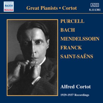 Alfred Cortot Keyboard Concerto in F minor, BWV 1056: II. Largo (arr. A. Cortot for piano)