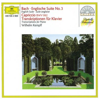 Johann Sebastian Bach feat. Wilhelm Kempff English Suite No.3 in G minor, BWV 808: 6. Gavotte I