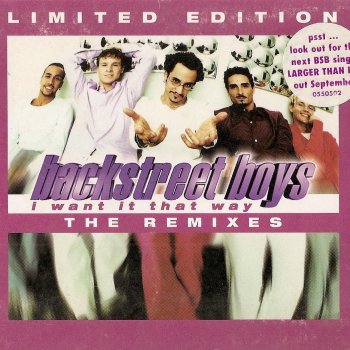 Backstreet Boys I Want It That Way (Morales Club Version)