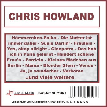 Chris Howland Das hab ich in Paris gelernt - Re-Recording