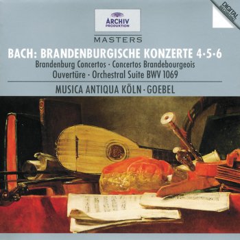 Bach; Musica Antiqua Köln, Reinhard Goebel Brandenburg Concerto No.6 In B Flat, BWV 1051: 1. --