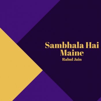 Rahul Jain Sambhala Hai Maine